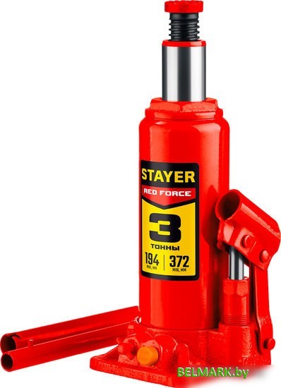 Бутылочный домкрат Stayer 43160-3 3т - фото