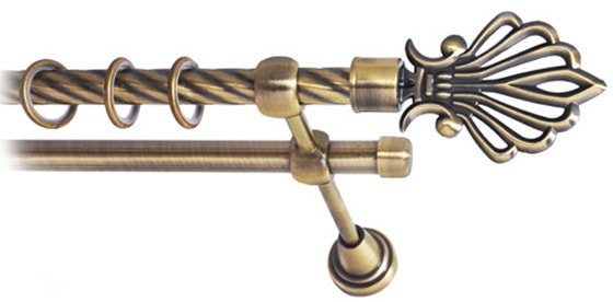 Lm Decor Веер (антик, витая, 3.6м 16мм, 2 ряда) - фото