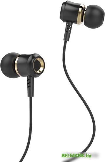 Наушники Hoco M46 (черный/золотистый) - фото