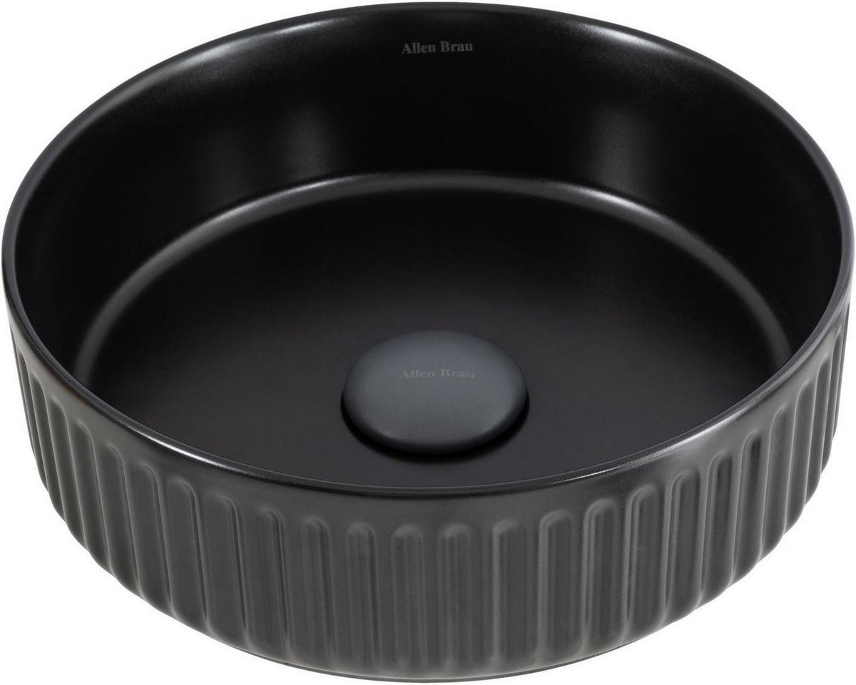 Умывальник Allen Brau Fantasy Line 36 4.11032.31 черный матовый - фото