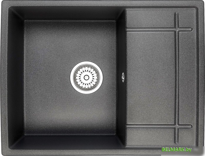 Кухонная мойка Granula 6501 (шварц) - фото