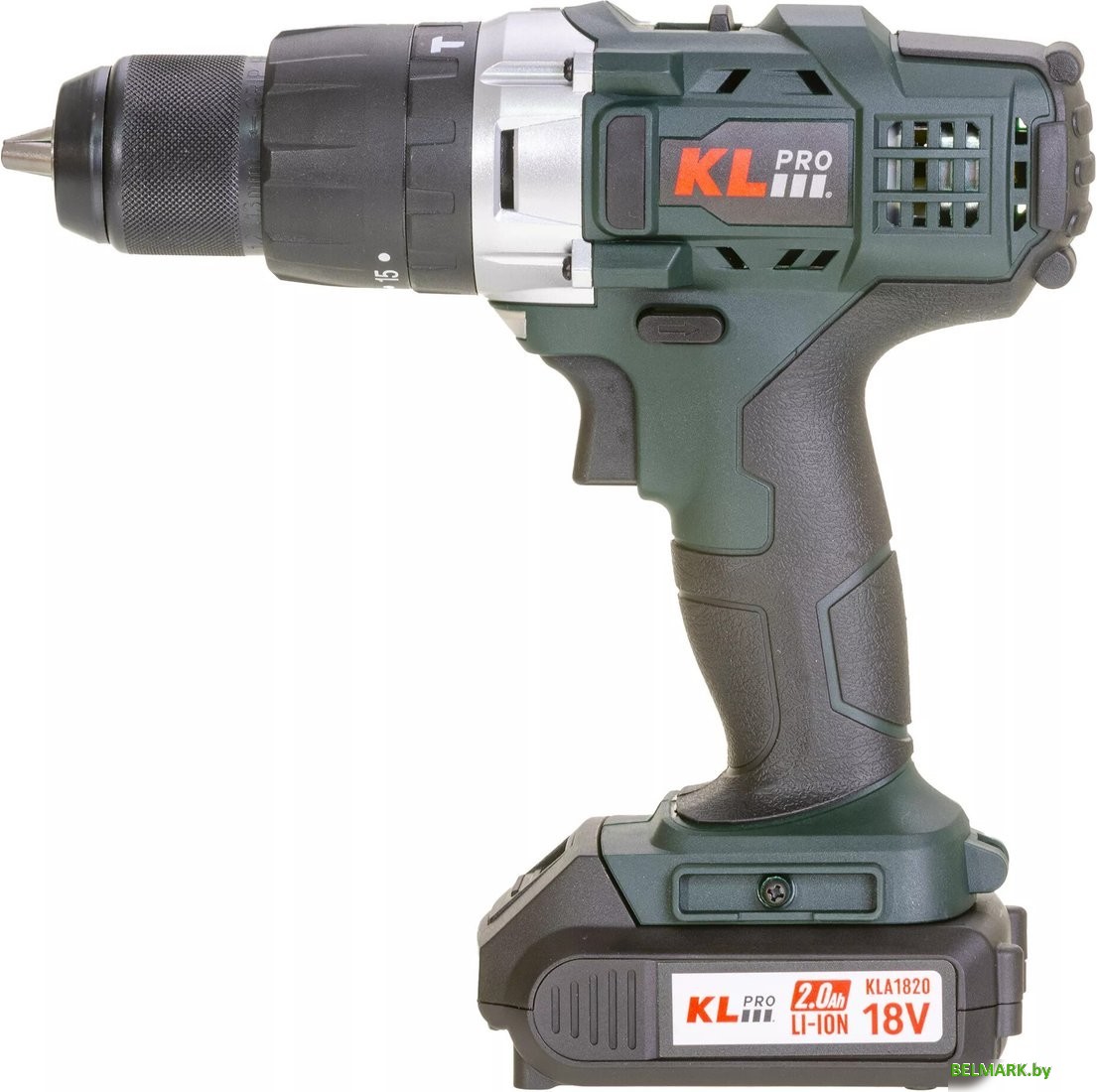 Ударная дрель-шуруповерт KLPRO KLDM18-20 (с 2-мя АКБ, кейс) - фото2