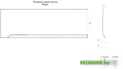 Ванна Triton Мари 170x110 R Релакс Flat (с гидромассажем) - фото2
