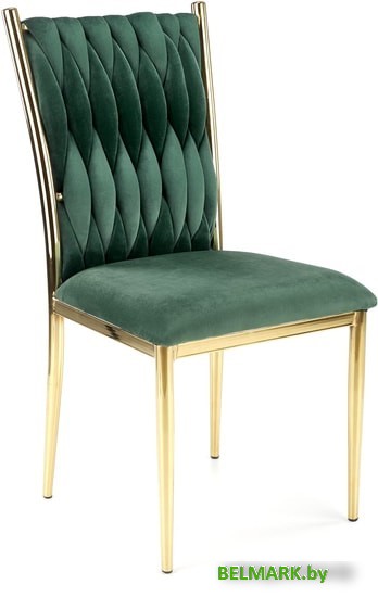 Стул Halmar K436 (темно-зеленый/золотой) - фото