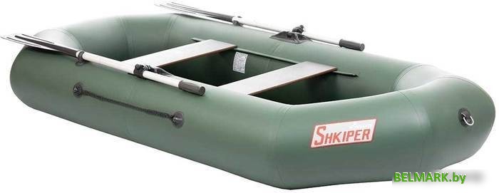 Гребная лодка Тонар Шкипер А260 (зеленый) - фото
