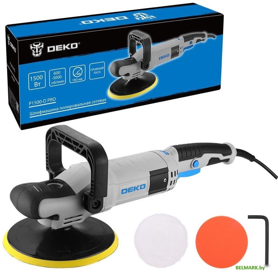 Полировальная машина Deko P1500-D PRO 083-1050 - фото