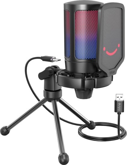 Микрофон FIFINE A6V (черный) - фото
