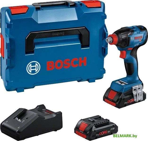 Гайковерт Bosch GDX 18V-210 C Professional 06019J0203 (с 2-мя АКБ, кейс) - фото2