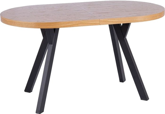 Кухонный стол Signal Domingo II DOMINGO2DC140 (дуб/черный) - фото