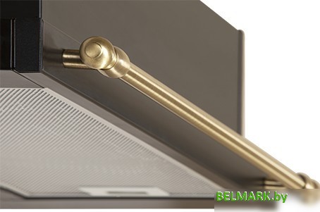 Кухонная вытяжка Elikor Интегра 50П-400-В2Л (антрацит/рейлинг бронза) - фото2