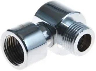 Уголок Ростела Уголок 3/4" х 1/2" г/ш 751SCH0504 (хром) - фото