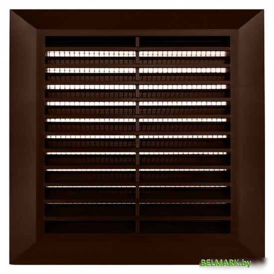 Вентиляционная решетка Awenta Classic T70BR 20x20 (коричневый) - фото2
