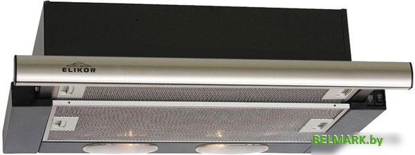 Кухонная вытяжка Elikor Интегра 50П-400-В2Л (черный/нержавеющая сталь) - фото2