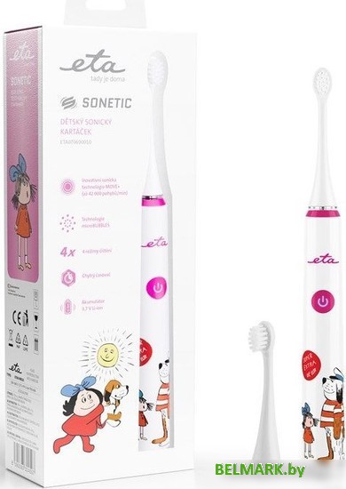 Электрическая зубная щетка ETA Sonetic Kids Maxipes Fik 0706 90010 - фото