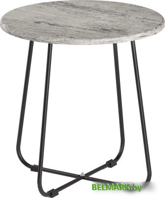 Журнальный столик Мебелик BeautyStyle 14 (серый шпат/черный) - фото