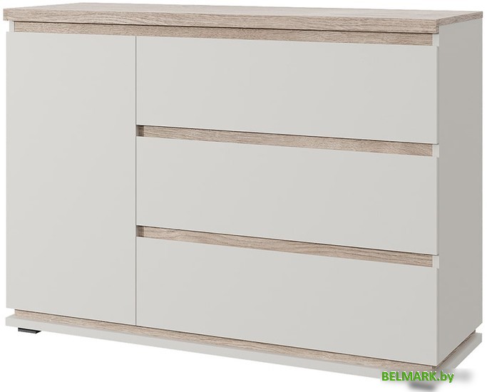 Тумба Anrex Lima 1D3S (персидский жемчуг/мадура) - фото