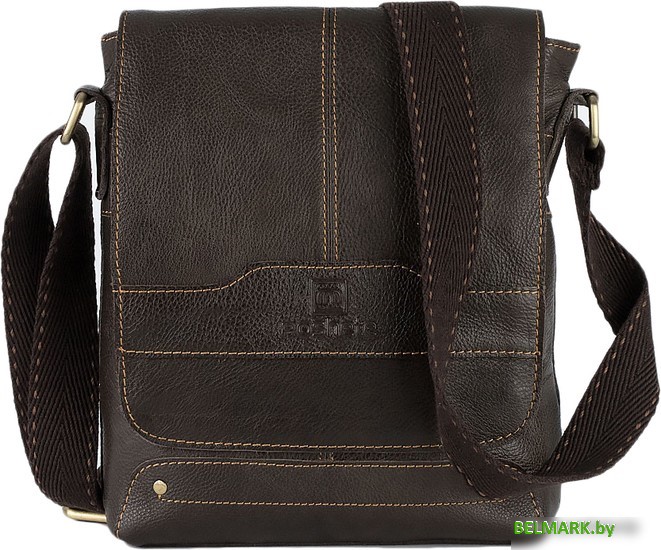 Сумка через плечо Poshete 196-1108-6-DBW (коричневый) - фото