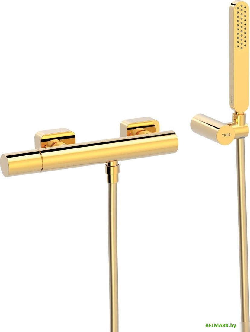Смеситель с лейкой для биде Tres Loft Colors 20016701Or - фото