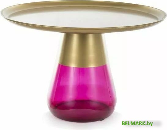 Журнальный столик Signal Tiffany B (золотой/фиолетовый) - фото