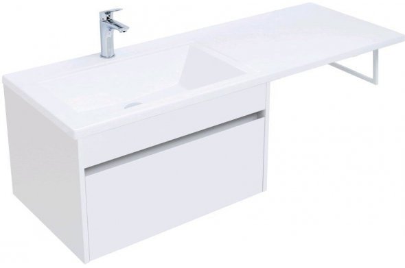 Aquanet Тумба под умывальник Токио 68 00236917 (левая, белый) - фото2