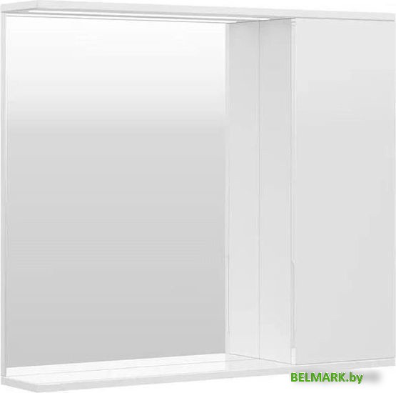 Volna Шкаф с зеркалом Lake 80 правый - фото