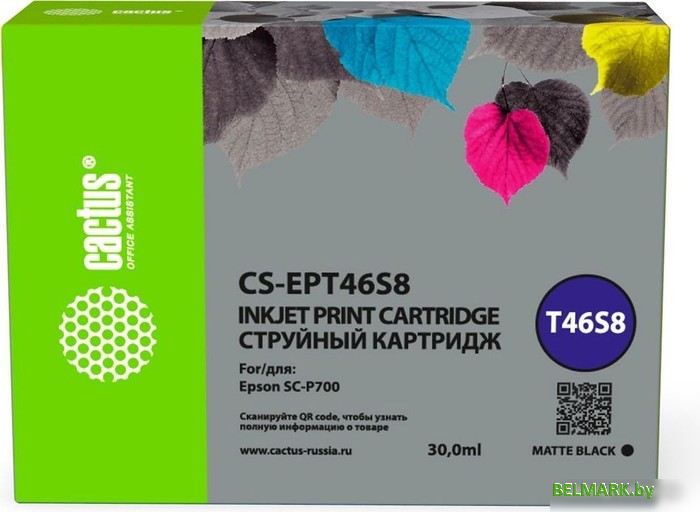 Картридж CACTUS CS-EPT46S8 (аналог Epson EPT46S8) - фото