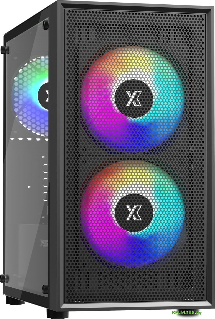 Корпус XASTRA A305M 3FRGB (черный) - фото2