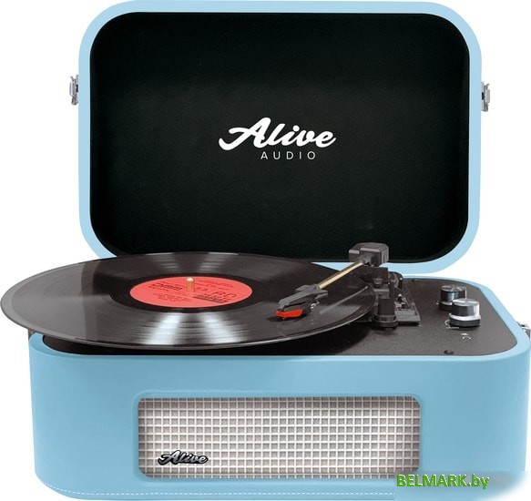 Виниловый проигрыватель Alive audio Stories (бирюзовый) - фото