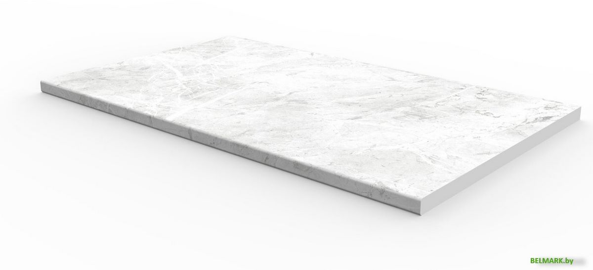 Готовая кухня Интермебель Микс Топ-1 1.2м (белый премиум/дуб крафт золотой/мрамор лацио белый) - фото2