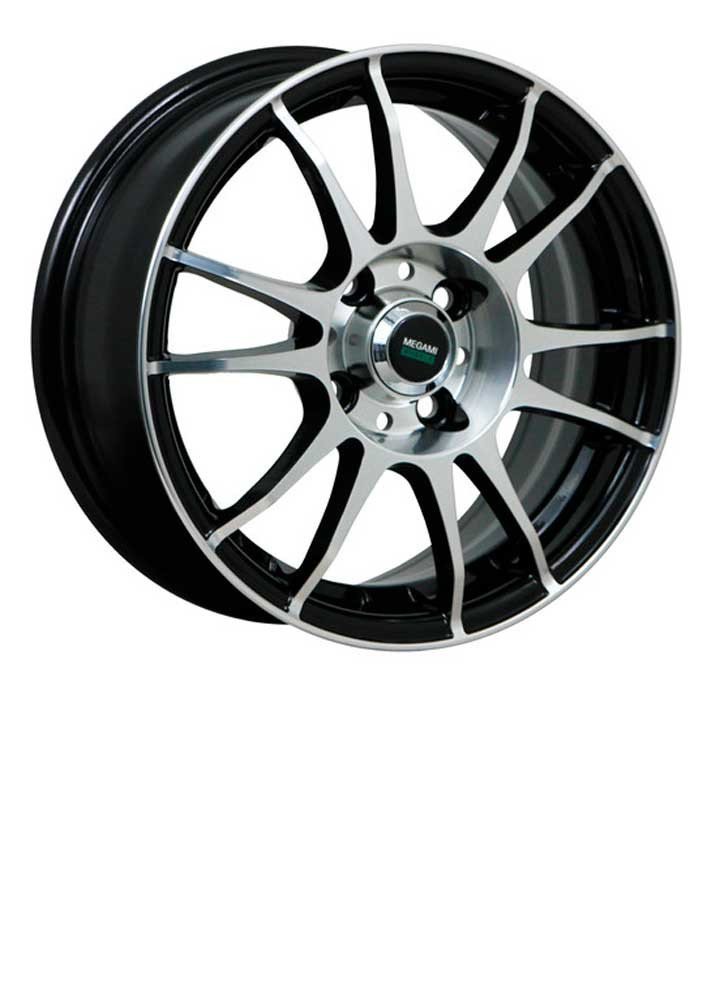 Литые диски Megami MGM-3 15x6" 5x114.3мм DIA 66.1мм ET 43мм BKF - фото2
