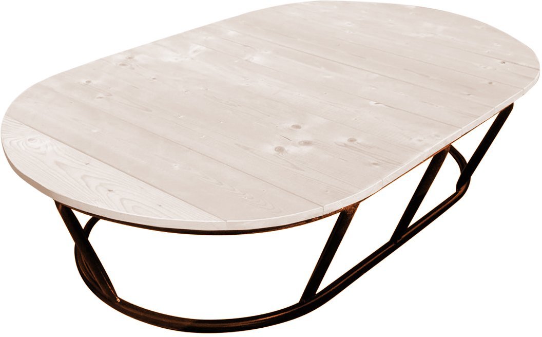 Стол M-Group Мамасан овальный 19050200 (коричневый без ротанга) - фото