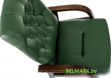 Офисное кресло Бюрократ T-9928WALNUT-CF/GN (зеленый) - фото2
