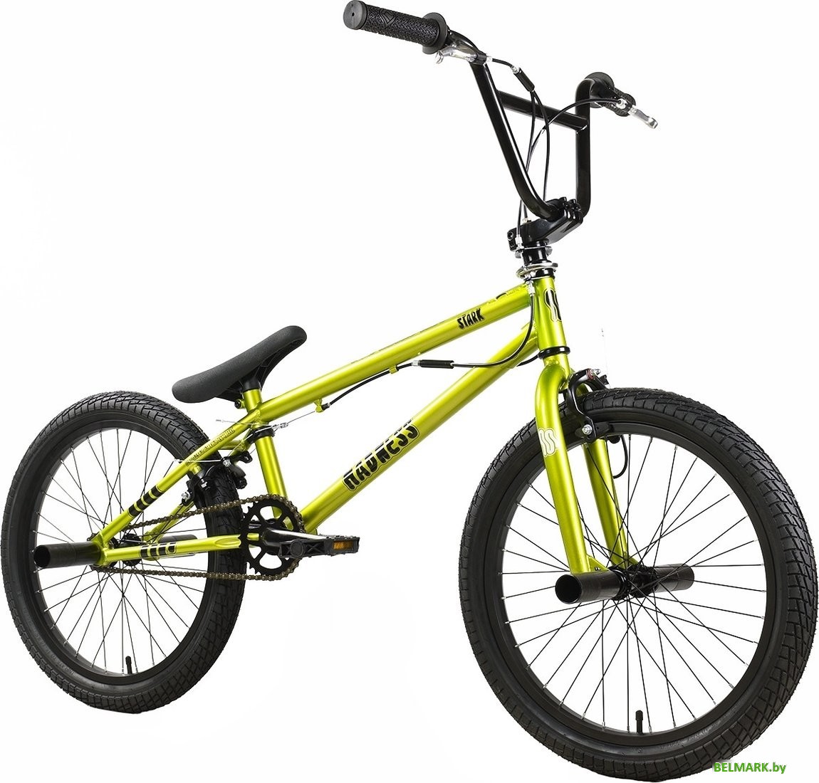 Велосипед Stark Madness BMX 2 2025 (ярко-зеленый/черный/черный) - фото2