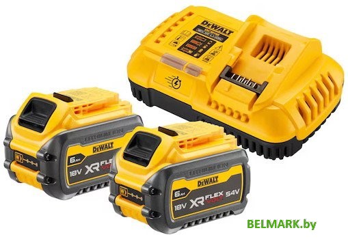Аккумулятор с зарядным устройством DeWalt DCB118T2 (18В/2x6 Ач) - фото