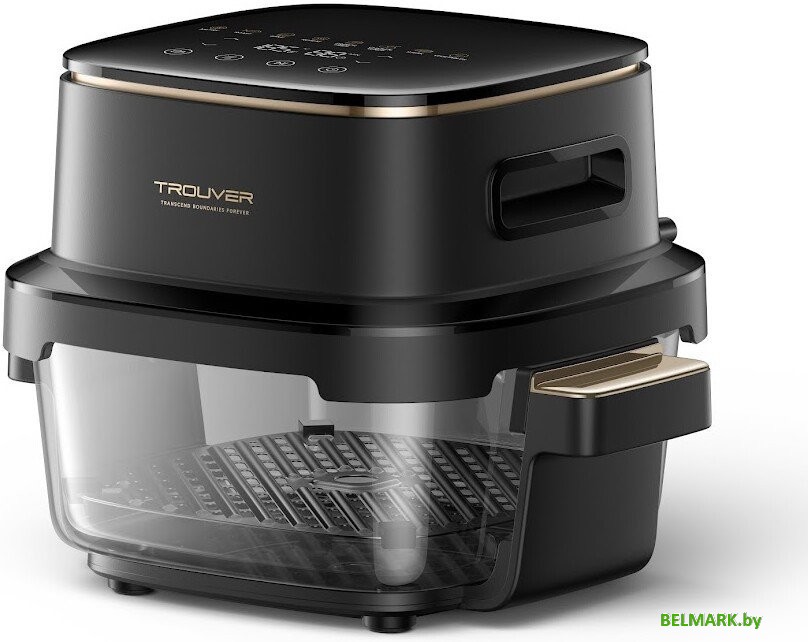 Аэрогриль (аэрофритюрница) Trouver Air Fryer Metalish AF20 Pro (черный) - фото