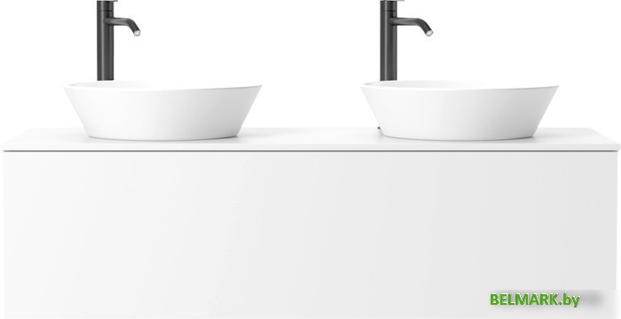 ЗОВ Тумба под умывальник Кито 120 K120LW0MWMC (белый матовый) - фото2