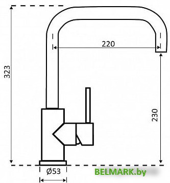 Смеситель Reginox Crystal PVD (золотистый) - фото2