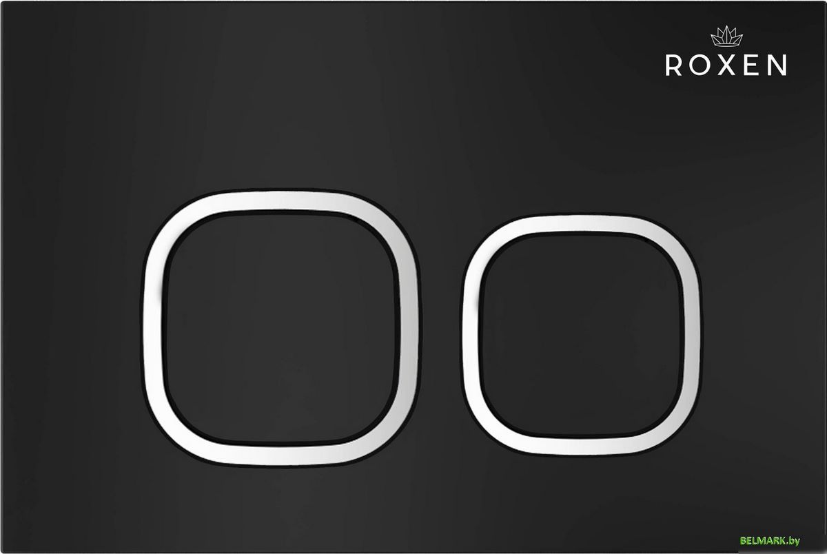 Унитаз подвесной Roxen Vine Tornado в комплекте с инсталляцией StounFix Dual Fresh 6 в 1 979015 (кнопка: черный матовый) - фото2