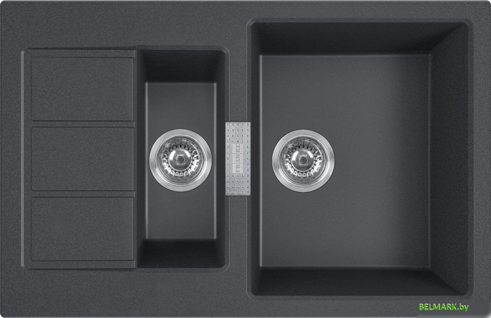 Кухонная мойка Franke Sirius 2.0 S2D 651-78 143.0618.687 (черный карбон) - фото