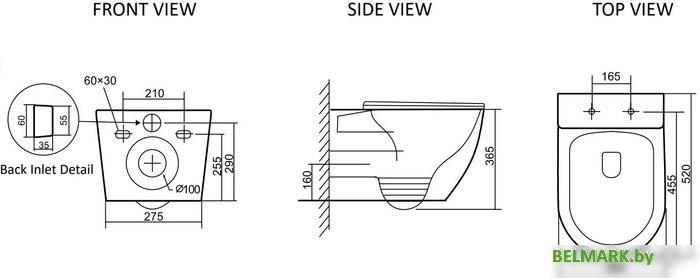 Унитаз подвесной SantiLine SL-5025 - фото2