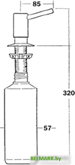 Дозатор для жидкого мыла Elleci ADI02300 - фото2