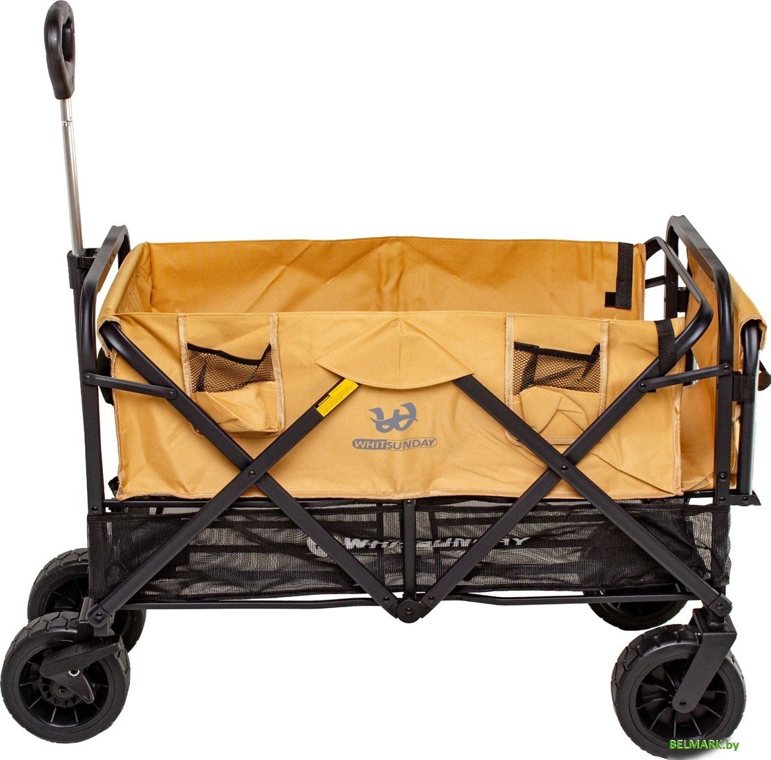 Тележка кемпинговая Whitsunday Double Layer WG-DL-Sand (желтый) - фото