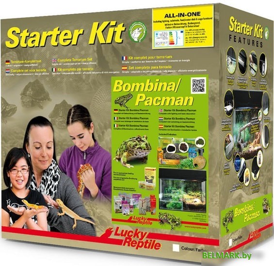 Террариум Lucky Reptile Стартовый комплект для амфибий SK50BP-B (черный) - фото2