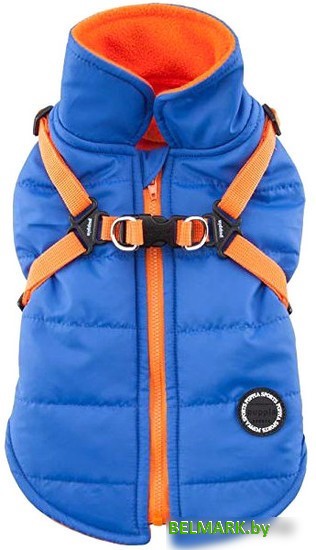 Шлейка-жилетка Puppia Mountaineer II PAPD-VT1366-RB-XXL (голубой) - фото