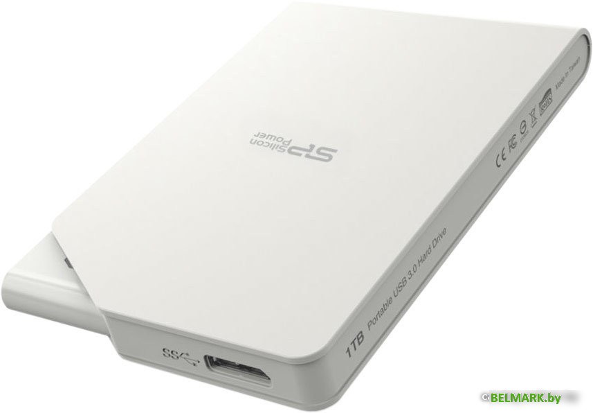 Внешний накопитель Silicon-Power Stream S03 1TB White (SP010TBPHDS03S3W) - фото