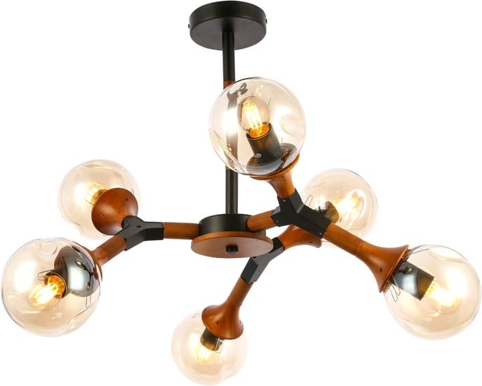 Люстра средней высоты Evoluce Raquel SLE109402-06 - фото