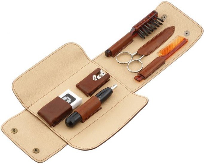 Бритвенный набор IL Ceppo SV1210SM (коричневый) - фото