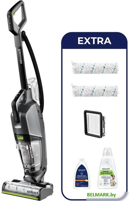 Вертикальный моющий пылесос Bissell CrossWave HydroSteam Pet Pro 3528N - фото
