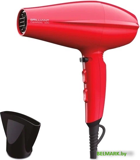 Фен GA.MA Brilliant Ceramic Ion (красный) - фото