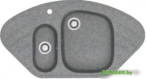 Кухонная мойка Berge BR-9550 (графит матовый) - фото